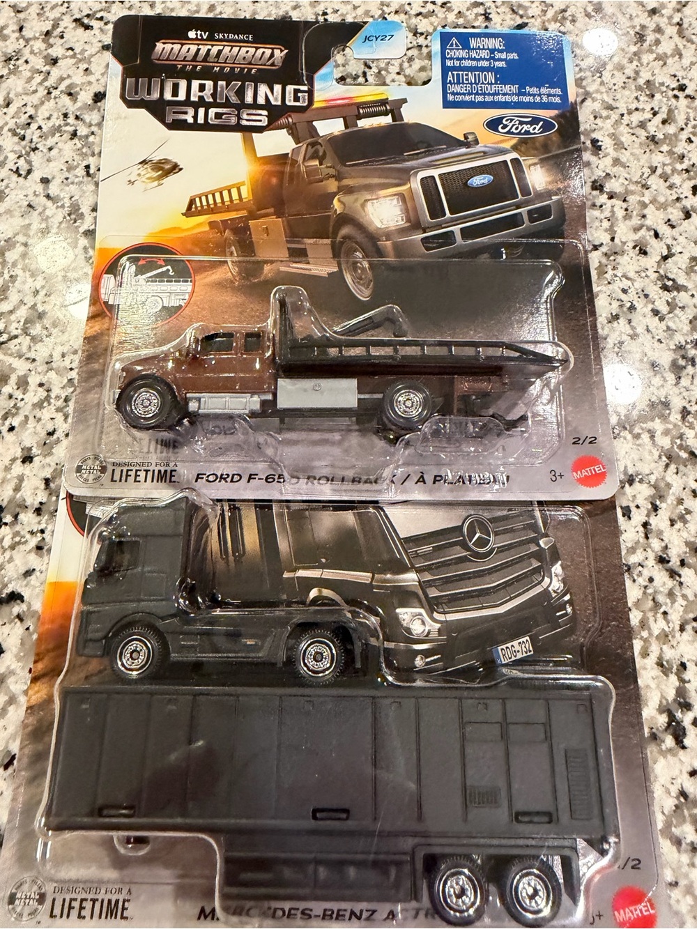 Match Brown Ford F-650 Rollback Truck - Match
